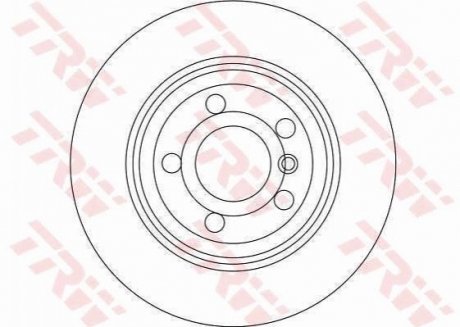 Гальмівний диск TRW DF4388 (фото 1)