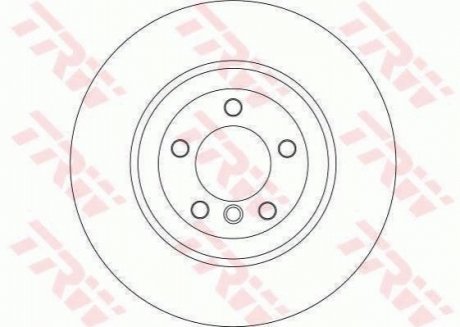Гальмівний диск TRW DF4389S (фото 1)