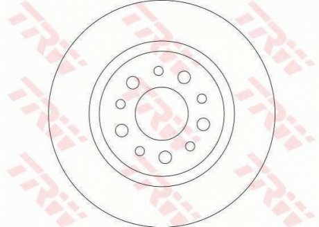 Гальмівний диск TRW DF4440 (фото 1)