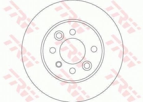 Гальмівний диск TRW DF4455 (фото 1)