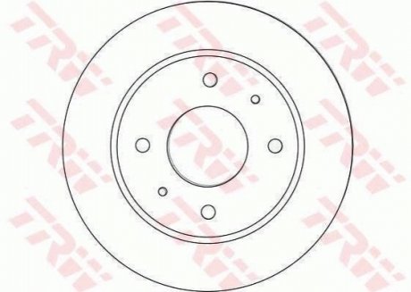 Гальмівний диск TRW DF4463 (фото 1)