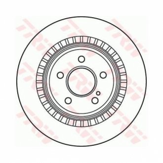 Диск тормозной TRW DF4916S (фото 1)
