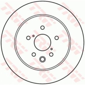 Диск тормозной TRW DF6063 (фото 1)