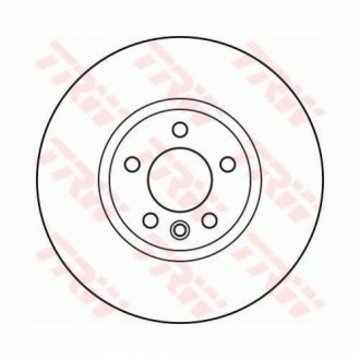 Гальмівний диск TRW DF6124S (фото 1)