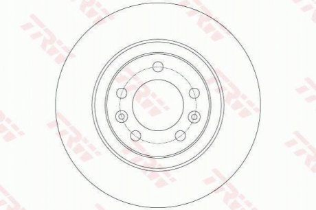 Гальмівний диск TRW DF6134 (фото 1)