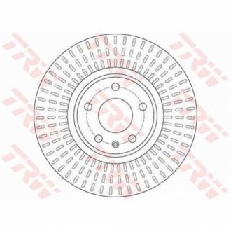 Диск тормозной TRW DF6148 (фото 1)