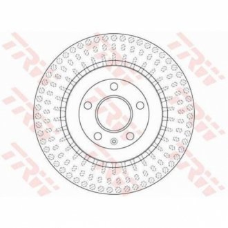 Диск тормозной TRW DF6175S (фото 1)