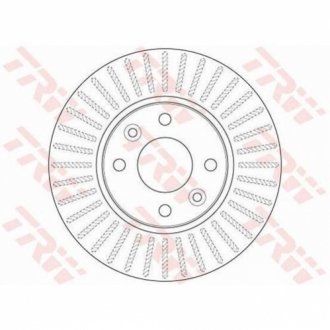 Гальмівний диск TRW DF6186 (фото 1)