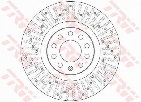 Тормозной диск TRW DF6189S (фото 1)