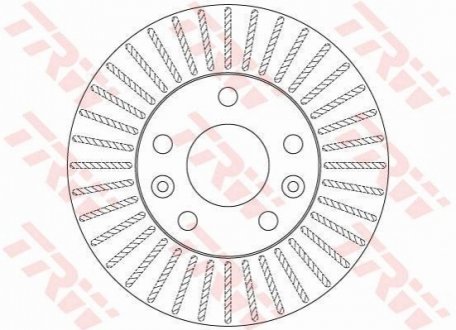 Диск тормозной TRW DF6200 (фото 1)