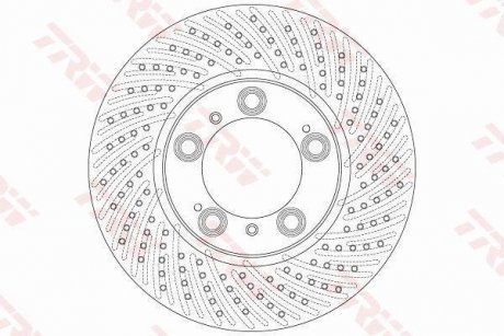 Диск гальмівний TRW DF6213S (фото 1)