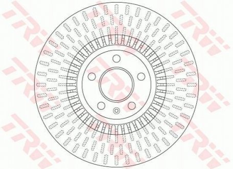 Диск тормозной TRW DF6216 (фото 1)