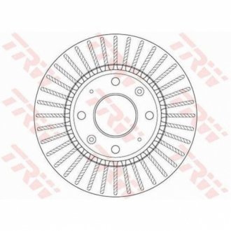 Диск тормозной TRW DF6229 (фото 1)