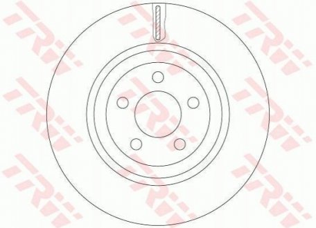 Диск тормозной TRW DF6244S (фото 1)