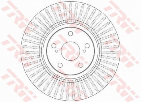 Гальмівний диск TRW DF6268 (фото 1)