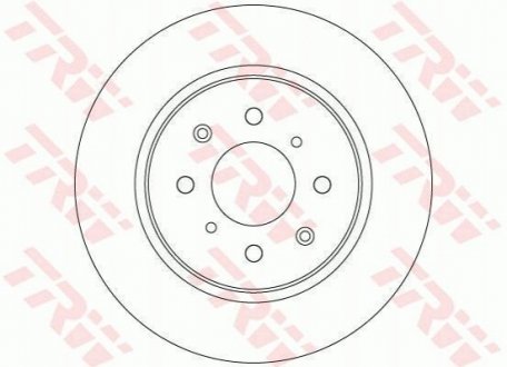Гальмівний диск TRW DF6318 (фото 1)