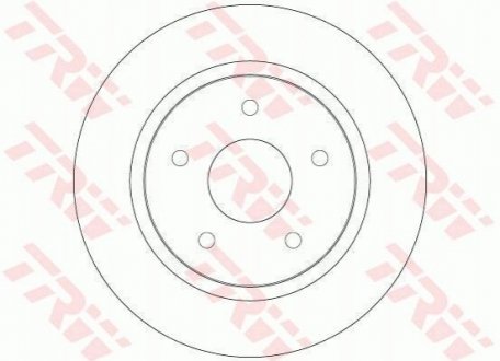Гальмівний диск TRW DF6325 (фото 1)