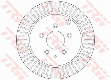 Гальмівний диск TRW DF6385 (фото 1)