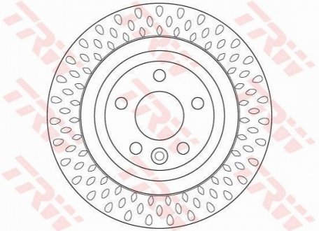 Гальмівний диск TRW DF6387 (фото 1)