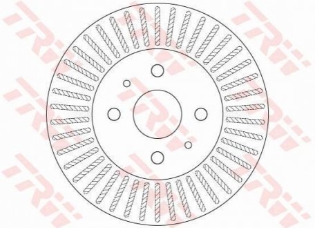 Гальмівний диск TRW DF6407 (фото 1)