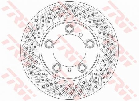 Диск гальмівний TRW DF6413S (фото 1)