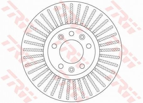 Гальмівний диск TRW DF6419 (фото 1)