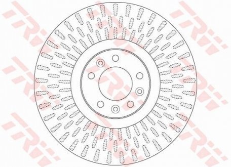 Гальмівний диск TRW DF6427S (фото 1)