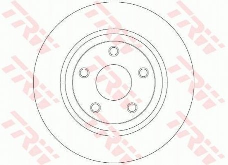Гальмівний диск TRW DF6492 (фото 1)