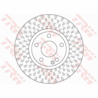 Диск тормозной TRW DF6501 (фото 1)