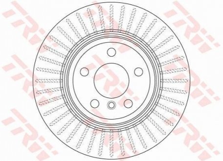Гальмівний диск TRW DF6512S (фото 1)