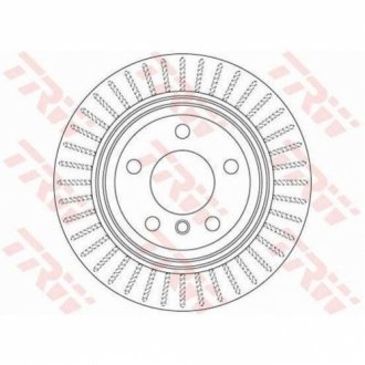 Гальмівний диск TRW DF6513S (фото 1)