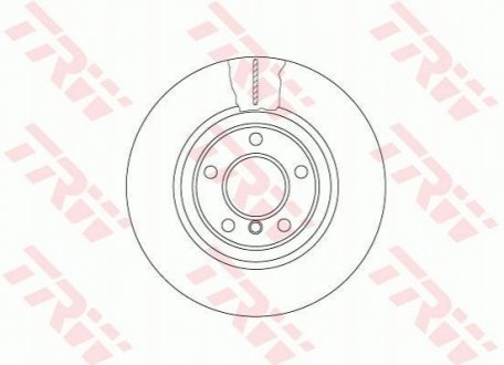 Гальмівний диск двосекційний TRW DF6616S (фото 1)