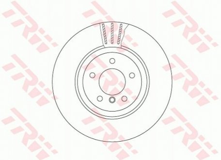 Гальмівний диск двосекційний TRW DF6624S (фото 1)