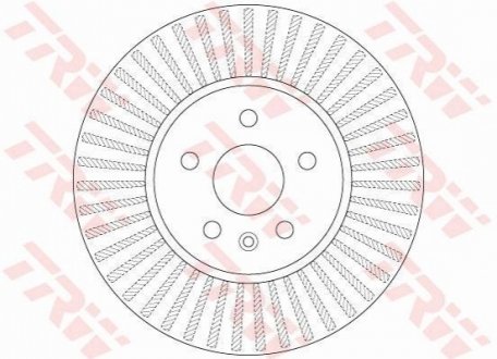 Гальмівний диск TRW DF6629 (фото 1)