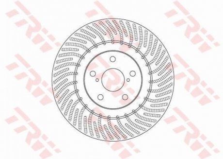 Гальмівний диск TRW DF6692S (фото 1)