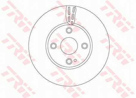 Гальмівний диск TRW DF6793 (фото 1)