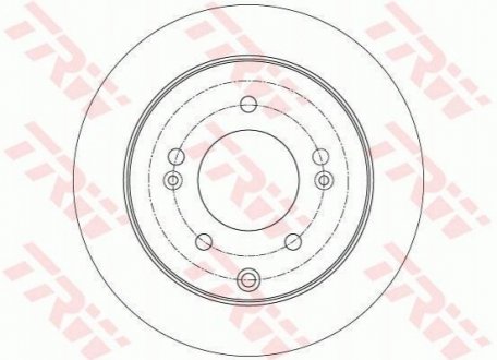 Диск тормозной TRW DF7819 (фото 1)