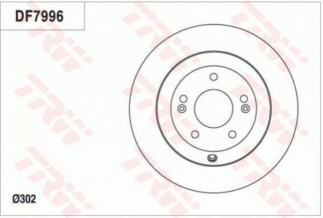 Диск тормозной TRW DF7996 (фото 1)