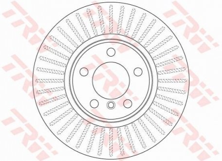 Диск тормозной TRW DF8050 (фото 1)