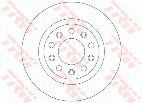 Гальмівний диск TRW DF8070 (фото 1)