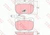 Комплект тормозных колодок, дисковый тормоз TRW GDB1093 (фото 1)