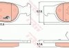 Гальмівні колодки, дискові TRW GDB1339 (фото 1)