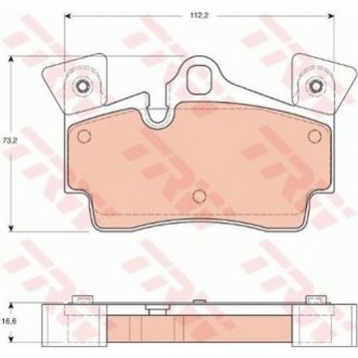 Колодки тормозные TRW GDB1652 (фото 1)