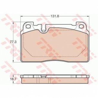 Колодки тормозные TRW GDB1974 (фото 1)