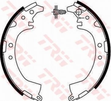 Комплект гальмівних колодок з 4 шт. барабанів TRW GS8672 (фото 1)