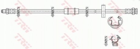 Гальмівний шланг TRW PHB242 (фото 1)