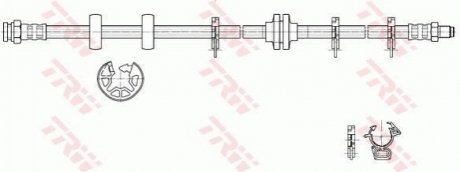 Тормозной шланг TRW PHB274 (фото 1)