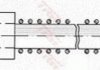 Гальмівний шланг TRW PHB449 (фото 1)