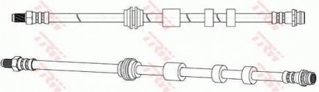 Гальмівний шланг TRW PHB692 (фото 1)