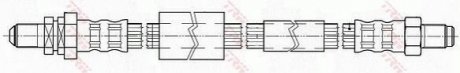 Тормозной шланг TRW PHC125 (фото 1)